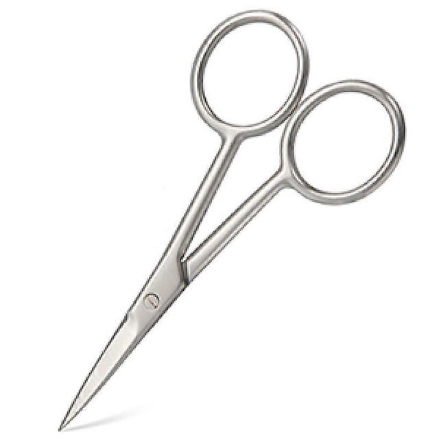 Small Scissors - Nail Cuticle Scissors/Manicure Scissors Set - Straight and curved blade grooming scissors