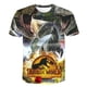 thumbnail image 1 of Camisetas de Dominion del Mundo Jurásico para niños y niñas, camisetas con estampado de dibujos animados, camisetas casuales de moda de verano de manga corta para niños, 3T Gao Jinjia LED, 1 of 2