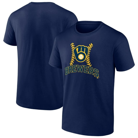 Men's Navy Milwaukee Brewers Fastball T-Shirt
