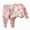 G814-Pink, variant on HFHAPW Two Piece Kids Pajamas Cute Graphic Print Girl Boys Pajama Set Toddler Sleepwear for Fall and Winter Seasons