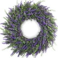 thumbnail image 1 of Corona FOTEEWL de eucalipto y lavanda, 66 cm, para puerta de entrada, 1 of 8