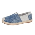thumbnail image 2 of Willtoo Women Denim Spliced Espadrille Flats Breathable Casual Walking Shoes Lightweight Non Slip Slip‑On Loafers, 2 of 5