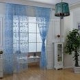 thumbnail image 4 of fashionhome Rideau Imprimé de Fleurs Translucide Rideaux de Fenêtre Floral Rideau Translucide Semi-Transparent Stores pour Chambre d'Enfants Filles, 4 of 9