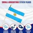 thumbnail image 6 of Argentina Flag 12 x 18 Inch - 3-Pack | Durable and Fade-Resistant | Strong Canvas Heading & Brass Grommets | Ideal for Parades, Gardens, Events, & Indoor Displays, 6 of 6