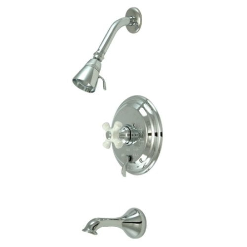 Kingston Brass Robinet de Baignoire et de Douche à une Poignée pour Restauration