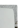 thumbnail image 3 of Ambesonne Rustic Fitted Sheet, Frame on Old Brick Wall, Twin Size, Dark Orange Brown White, 3 of 3