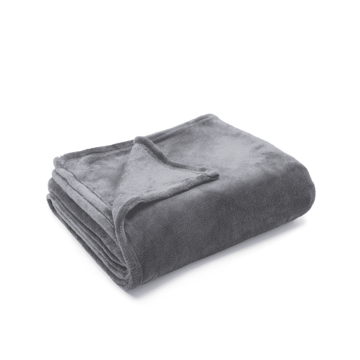 Flannel Blanket Plain Blanket Sofa Travel Thin Machine Washable Flannel Blanket Soft and Warm in Winter Grey