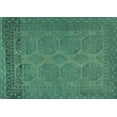 thumbnail image 1 of Ahgly Company Indoor Rectangle Persian Turquoise Blue Traditional Area Rugs, 7' x 10', 1 of 4