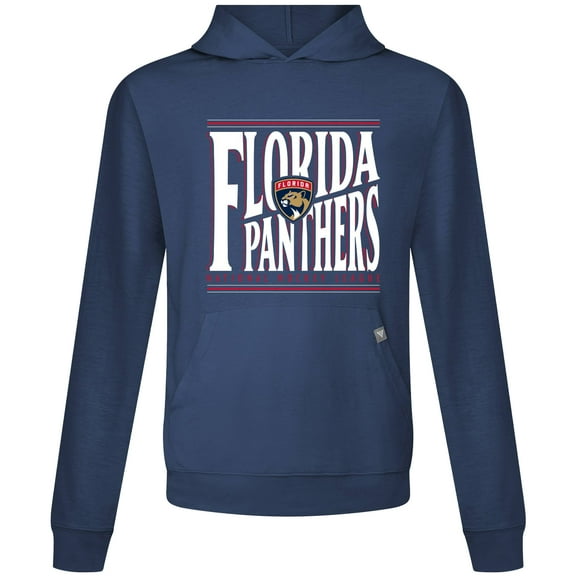 Men's Levelwear Navy Florida Panthers Relay Powerhouse Pullover Hoodie