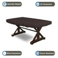 thumbnail image 3 of Covers & all Poker Table Cover 12 Oz Waterproof - 100% Weather Resistant Outdoor Game Table Cover with Elastic at 4 Sides (94" W x 44" D x 8" H Inches, Coffee), 3 of 7