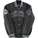 thumbnail image 2 of G-III Sports Hombres NY Knicks Varsity Chamarra, Negro, Grande, 2 of 3