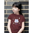 thumbnail image 2 of Cute Baby Wolf Face T-Shirt Juniors -Image by Shutterstock,  x-Small, 2 of 4