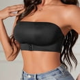 thumbnail image 3 of Mepaouo Women Bandeau Bra No Padded Strapless Bralette Seamless Full Coverage Supportive Tube Top, 3 of 8