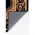 thumbnail image 5 of Momeni Harmony India Hand Tufted Wool Transitional Black Area Rug 5' X 8', 5 of 6