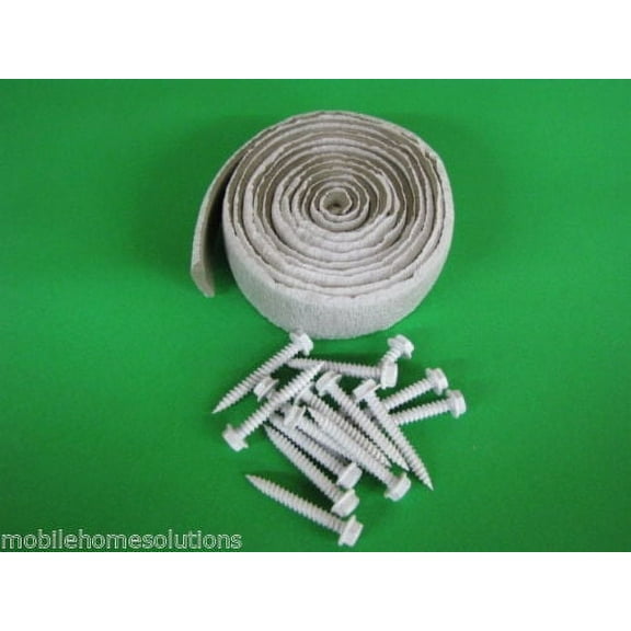 Vent Installation Kit 5'of  Putty Tape & 15 Screws Mobile Home RV Camper Trailer