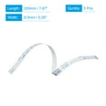 thumbnail image 2 of Uxcell 7.87'' 12 Pins FFC FPC Flat Flexible Cable(A Type) for LCD Laptop Plastic White 5pcs, 2 of 5