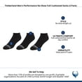 thumbnail image 4 of Timberland  Performance No Show Full Cushioned Socks (3 Pack) (Men), 4 of 4