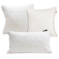 thumbnail image 1 of Set de 3 Cojines Decorativos DICASA Geo Blanco Cuadrado Cuadrado Grande Rectangular, 1 of 7