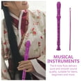 thumbnail image 6 of AURARMLET 1Set ABS Material Soprano Recorder Flute for Playing with 8 Holes and Cleaning Rod, 6 of 8