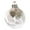 Daughter, variant on Clear Christmas Memorial Ornament Feather Ball, A Piece of My Heart is in Heaven, Christmas Tree Memorial Hanging Pendant Gift for Mom, Dad, Son, Daughter, Sister, Brother, Grandma, Grandpa 6CM