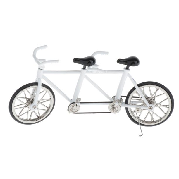 Juguete de bicicleta tándem 1:16 modelo de tándem coleccionables de juguete regalos de cumpleaños , Magideal Juguete de bicicleta tándem