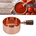 thumbnail image 4 of Casserole en Acier Inoxydable Or ROSE avec Poignée en Bois Vaisselle de Cuisine Multifonctionnelle, 4 of 7