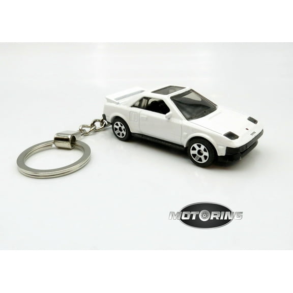 1984 '84 Toyota MR2 White Car Rare Novelty Keychain 1:64 Diecast