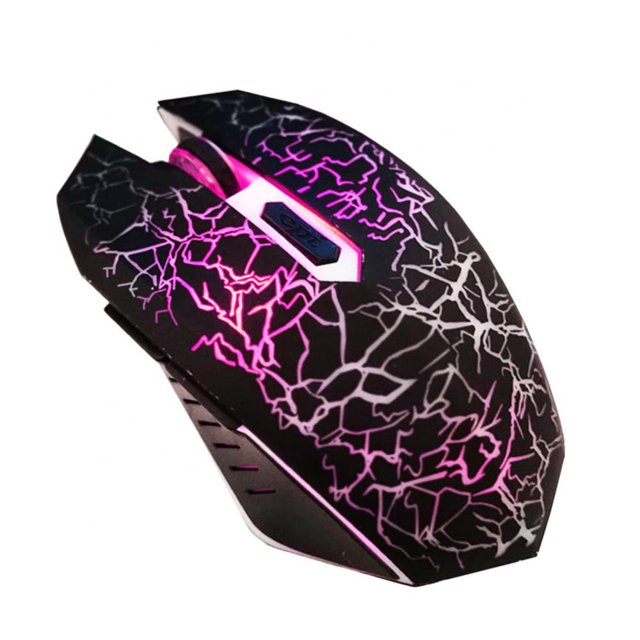 Gaming Mouse Wired USB Optical Computer Mice with RGB Backlit Ergonomic Gamer Laptop PC Mouse with 6 Programmable Buttons for Windows 7/8/10/XP Vista Linux