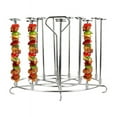 thumbnail image 5 of Air Fryer Skewer Stand Compatible Vertical Skewers Holder with Stand Stainless Steel Air Fryer Accessories Grill for Grilling Home Kitchen Kabobs, 5 of 5