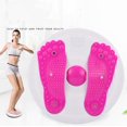 thumbnail image 3 of Twisting Disc Home Máquina de ejercicios de fitness para mujeres Máquina de entrenamiento de cintura,Rosado. Afortunado Sencillez, 3 of 5