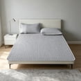 thumbnail image 1 of Ice Silk Mat Set Breathable Mattress Topper Soft Nylon for Cooling Comfort Dorm Bedroom, 1 of 6