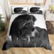 thumbnail image 1 of Funda nórdica estampada Queen Size,Funda nórdica animales salvajes con 2 fundas de almohada, 1 of 6