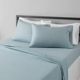 thumbnail image 1 of Lightweight Super Soft, Wrinkle-Free, Easy Care Microfiber 4-Piece Bed Sheet Set with 14-Inch Deep Pockets, Full, Bright White, Solid, 1 of 7