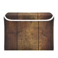 thumbnail image 7 of Yayeee Collapsible Cube Storage Bin with Lid Fabric Closet Decorative Basket with Handles, Wood Grain, 7 of 7