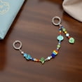 thumbnail image 2 of Colorful Beaded Keychain Handmade Alloy Fish Charm Phone Case Bag Decoration, 2 of 12
