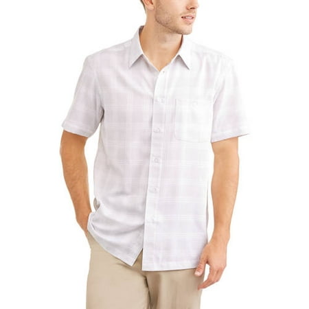 George Men's Short Sleeve Microfiber Shirt - Walmart.com