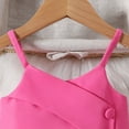 thumbnail image 3 of WOLLED Baby Toddler Girls Sleeveless Camisole Top Shorts Set 2 PCS Summer Causal Cozy Shorts Outfit for 18M-6tT, 3 of 7