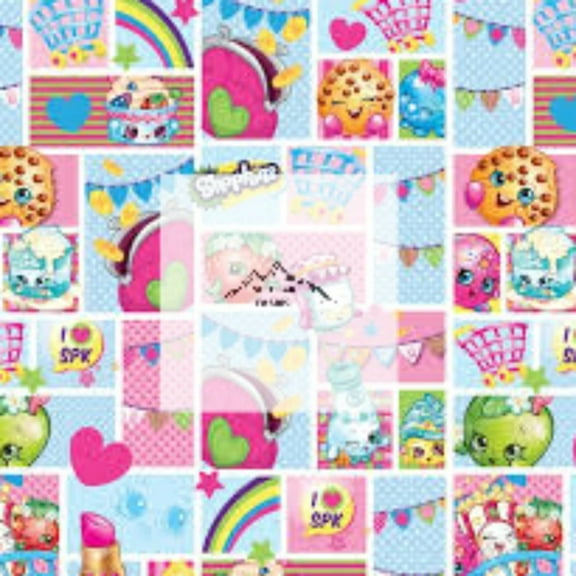 Shopkins Patch Cotton Fabric
