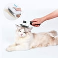thumbnail image 4 of Cepillo para gatos y perros TUNC autolimpiante de plástico ABS y aguja de acero inoxidable, 4 of 5