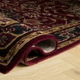 thumbnail image 6 of SAFAVIEH Classic Kennet Oriental Wool Area Rug, Burgundy/Navy, 7'6" x 9'6" Oval, 6 of 12
