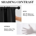 thumbnail image 6 of Sunflower Kitchen Curtains Summer Bees Window Curtains Valance and Tier Set 36 Inch, Watercolor Sunshine Rod Pocket Short Tier Curtain, Black Background Small Kitchen Decor, 6 of 6