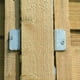 thumbnail image 4 of Clips para Paneles de Cerca, Soportes de Clip en U para Postes de Madera, Cercas Seguras o Paneles de Reparación, Clips Galvanizados de 35 mm., 4 of 5