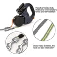 thumbnail image 3 of Retractable Double Dog Leash, 3m Double Dog Leash Compatible With Two Dogs Flexible Double Dog Leash With Non-slip Handle, Compatible With Small And M, 3 of 5