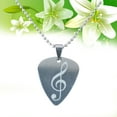 thumbnail image 5 of Supvox guitar jewelry Guitar Pick Necklace 1Set Cool Musical Instrument Accessory Friends Families, 5 of 7