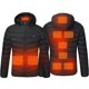 thumbnail image 3 of Chaqueta térmica de 9 zonas para hombre, con USB, para invierno, para exteriores, con calefacción eléctrica, abrigo térmico cálido, chaqueta de algodón calefactable, 3 of 5