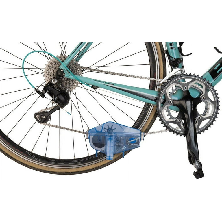 Bicycle chain online scrubber