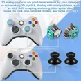 thumbnail image 4 of 37 Pcs Analog Joysticks Repair Kit Compatible with Xbox One Controllers, Include Bumper Buttons Replacement Thumbstick Hat Silicone Hat Covers with Screwdriver Parts, 4 of 6