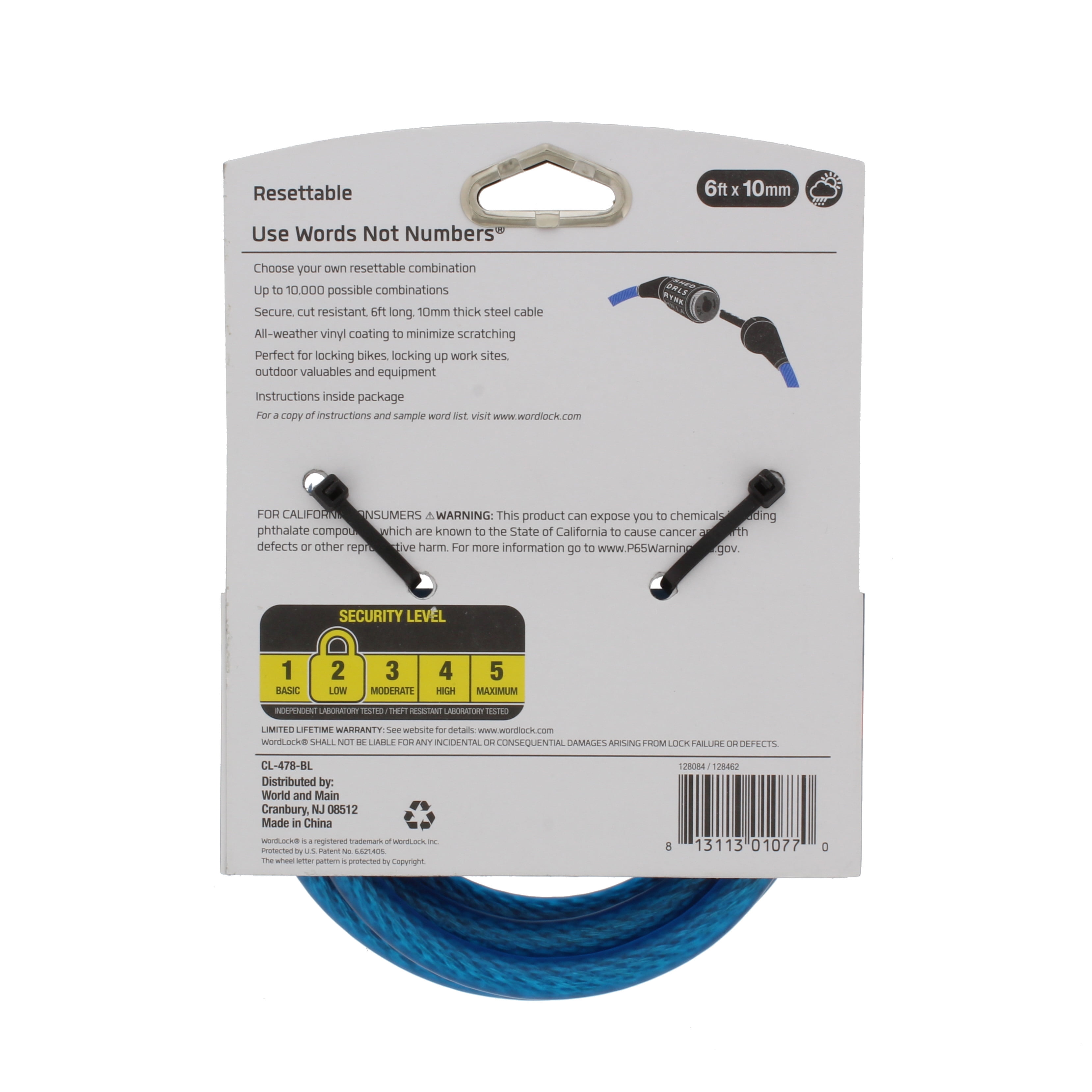 wordlock bike lock walmart