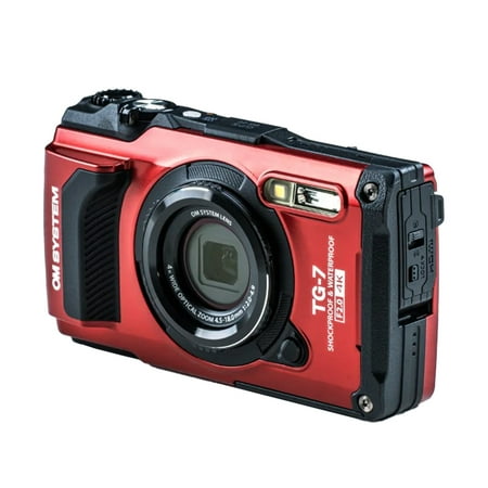 Olympus OM SYSTEM Tough TG-7 Digital Camera (Red) V110030RU000