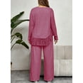 thumbnail image 2 of SIEANE Women Plus Size Casual 2 Piece Outfit Set Long Sleeve Pajama Set Lounge Set 1X-4X, 2 of 7